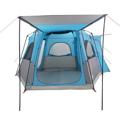 vidaXL Tenda da Campeggio da Auto per 4 Persone Blu Impermeabile