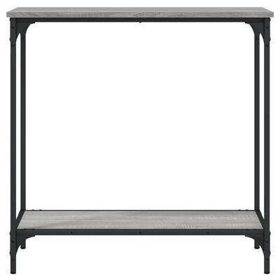 vidaXL Tavolino Consolle Grigio Sonoma 75x30,5x75 cm Legno Multistrato