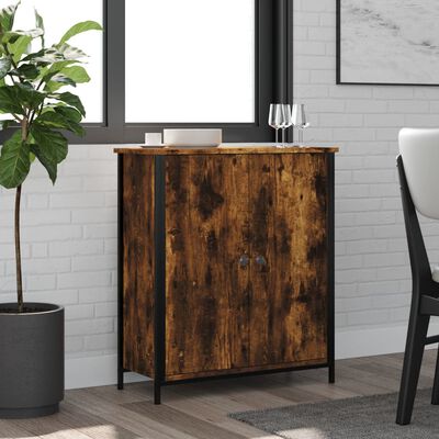 vidaXL Credenza Rovere Fumo 70x30x80 cm in Legno Multistrato