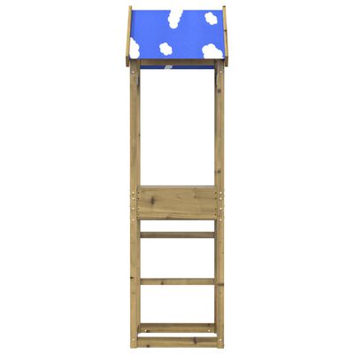 vidaXL Torre da Gioco 52,5x46,5x195 cm in Legno di Pino Impregnato