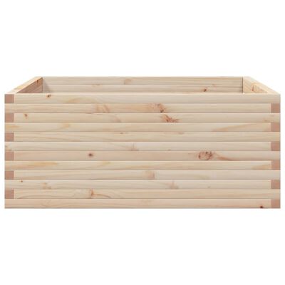 vidaXL Fioriera da Giardino 110x110x46 cm in Legno Massello di Pino