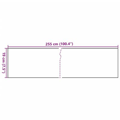 vidaXL Schermi da Balcone 5 pz Antracite 255x19 cm Polyrattan