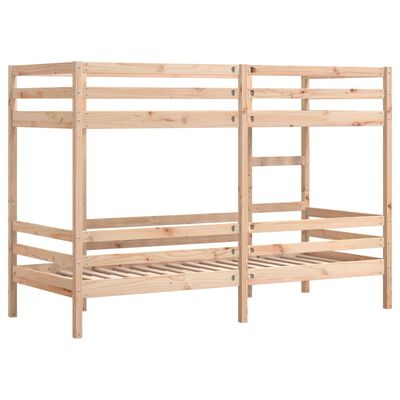 vidaXL Letto a Castello senza Materasso 90x190 cm Legno di Pino