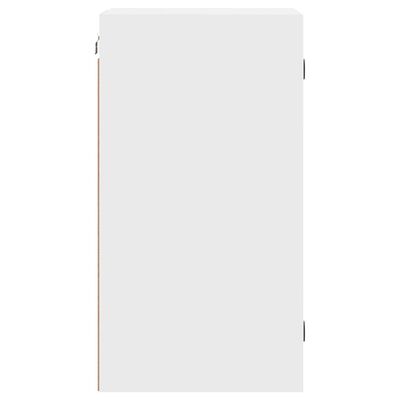 vidaXL Mobile a Muro con Ante in Vetro Bianco 35x37x68,5 cm