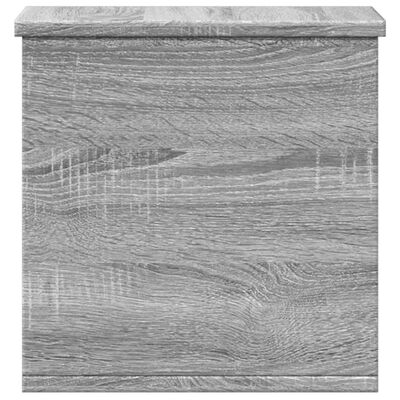 vidaXL Contenitore Portaoggetti Grigio Sonoma 30x35x35 cm Truciolato