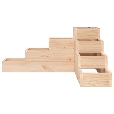 vidaXL Fioriera da Giardino 4 Ripiani 80,5x79x36cm Legno Massello Pino