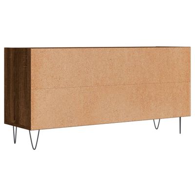 vidaXL Mobile Porta TV Rovere Marrone 103,5x30x50 cm Legno Multistrato