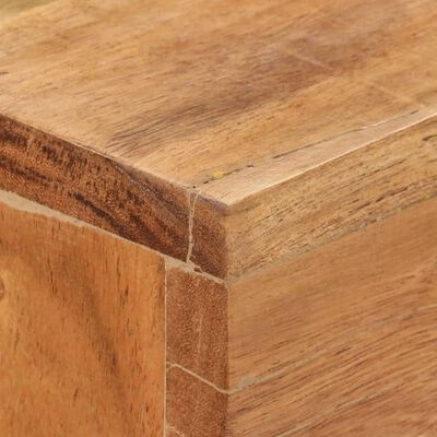 vidaXL Tavolo Consolle 120x30x75 cm in Legno Massello di Acacia