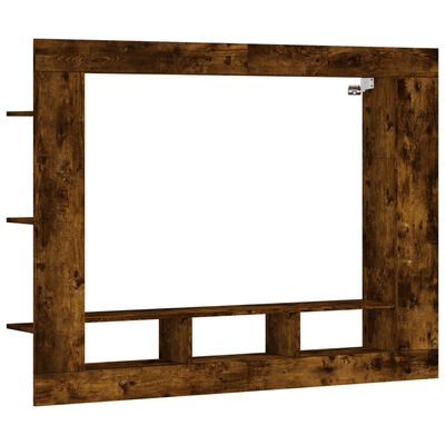 vidaXL Mobile Porta TV Rovere Fumo 152x22x113 cm in Legno Multistrato