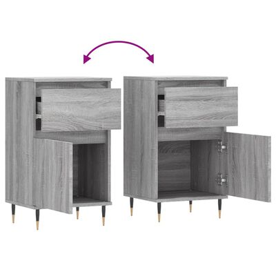 vidaXL Credenza Grigio Sonoma 40x35x70 cm in Legno Multistrato