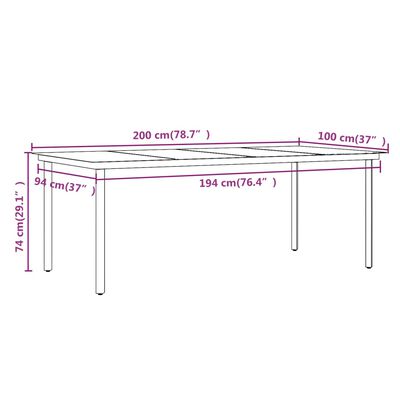 vidaXL Set da Pranzo da Giardino 9 pz con Cuscini Marrone