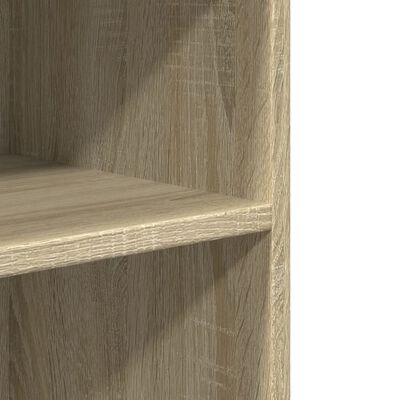 vidaXL Tavolino con Ruote Rovere Sonoma 55x60x78 cm in Truciolato