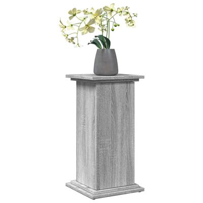 vidaXL Espositore con Portaoggetti Grigio Sonoma 31x30x60cm Truciolato