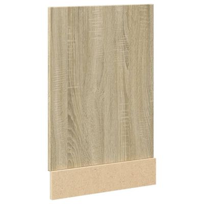 vidaXL Pannello Lavastoviglie Rovere Sonoma 45x3x67 cm Multistrato