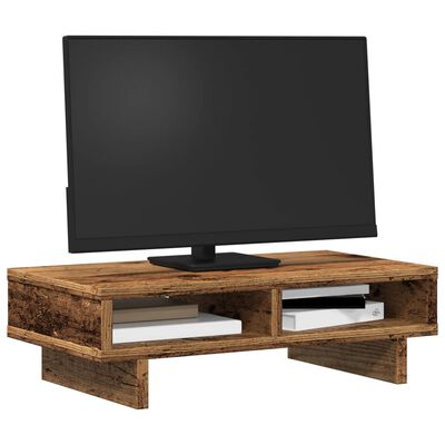 vidaXL Supporto per Monitor Legno Vecchio 50x27x15 cm in Truciolato