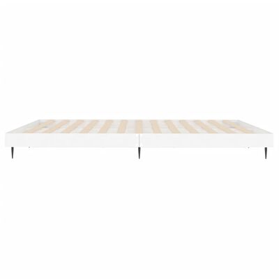 vidaXL Giroletto Bianco 200x200 cm in Legno Multistrato