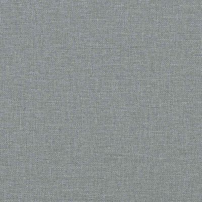 vidaXL Giroletto a Molle con Materasso Grigio Chiaro 140x200cm Tessuto