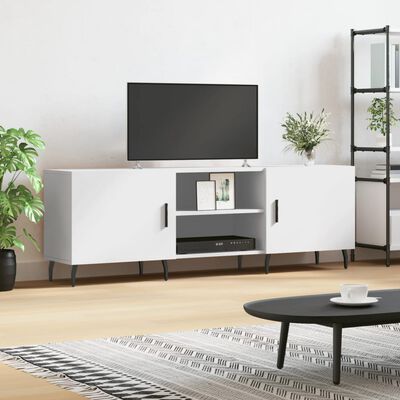 vidaXL Mobile Porta TV Bianco 150x30x50 cm in Legno Multistrato