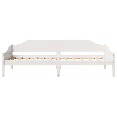 vidaXL Letto senza Materasso Bianco 90x200 cm Legno Massello di Pino