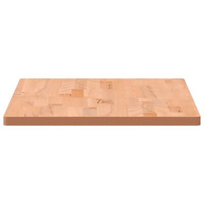 vidaXL Piano Scrivania 115x55x2,5 cm in Legno Massello di Faggio