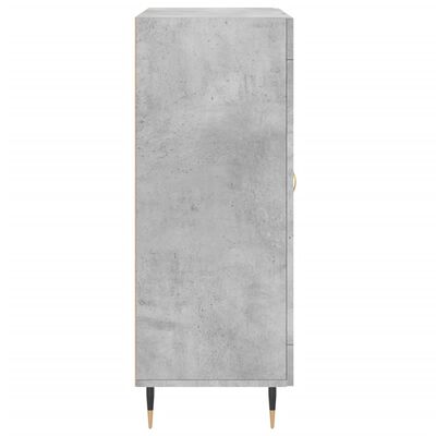 vidaXL Credenza Grigio Cemento 69,5x34x90 cm in Legno Multistrato