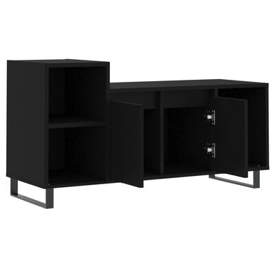 vidaXL Mobile Porta TV Nero 100x35x55 cm in Legno Multistrato