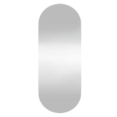 vidaXL Specchio da Parete 20x50 cm Vetro Ovale