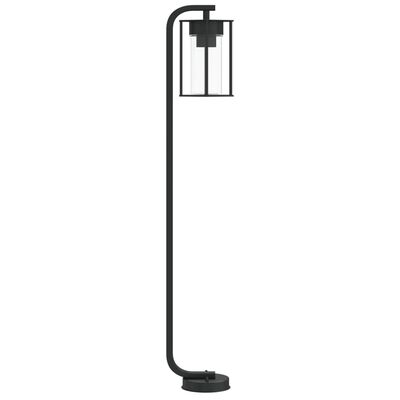 vidaXL Lampade da Terra per Esterni 3 pz Nere 100 cm in Acciaio Inox