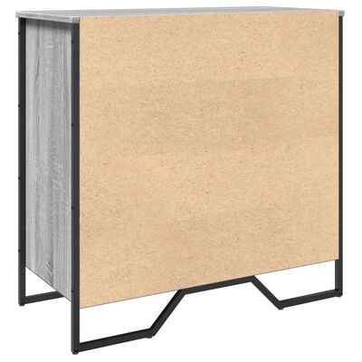 vidaXL Scarpiera Grigio Sonoma 80x38x78 cm in Truciolato