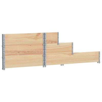 vidaXL Fioriera Rialzata 3 Livelli 120x80 cm Legno Massello di Pino