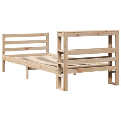 vidaXL Letto senza Materasso 90x200 cm in Legno Massello di Pino