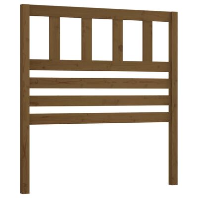 vidaXL Testiera per Letto ambra 96x4x100 cm in Legno di Pino