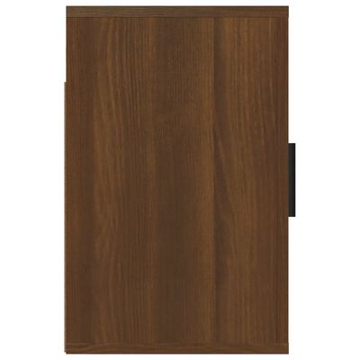 vidaXL Comodini a Muro 2 pz Rovere Marrone 50x30x47 cm