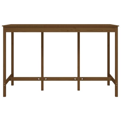 vidaXL Tavolo da Bar Ambra 180x80x110 cm in Legno Massello di Pino