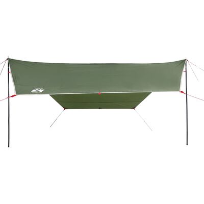 vidaXL Telone da Campeggio Verde 430x380x210 cm Impermeabile