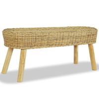 vidaXL Panca da Ingresso 110x35x45 cm in Rattan Naturale