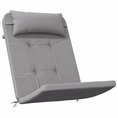 vidaXL Cuscini per Sedia Adirondack 2 pz Grigio in Tessuto Oxford