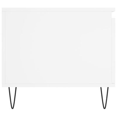 vidaXL Tavolino da Salotto Bianco 100x50x45 cm in Legno Multistrato