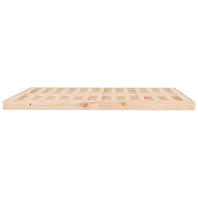 vidaXL Giroletto senza Materasso 160x200 cm in Legno Massello di Pino