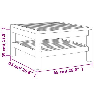 vidaXL Set Divani da Giardino 7 pz con Cuscini in Massello di Acacia