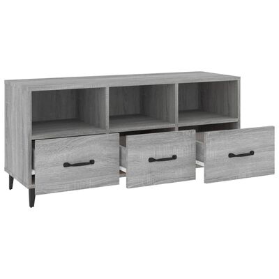 vidaXL Mobile TV Grigio Sonoma 102x35x50 cm in Legno Multistrato