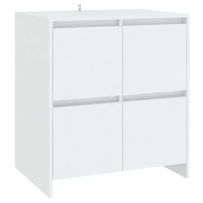 vidaXL Credenza Bianca 70x41x75 cm in Truciolato