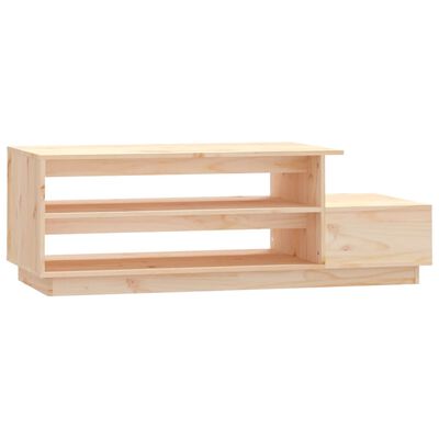 vidaXL Tavolino da Salotto 120x50x40,5 cm in Legno Massello di Pino