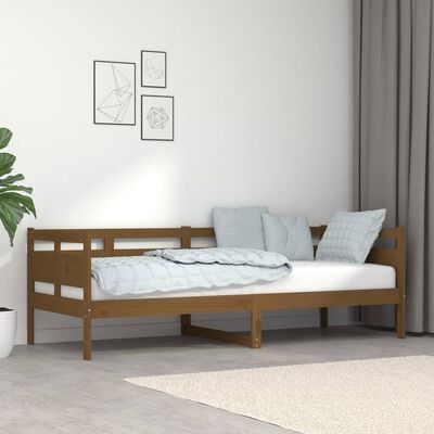 vidaXL Dormeuse Ambra in Legno Massello di Pino 80x200 cm