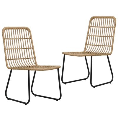 vidaXL Set da Pranzo da Giardino 3 pz in Polyrattan e Vetro