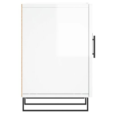 vidaXL Mobile Porta TV Bianco Lucido 150x30x50 cm in Legno Multistrato