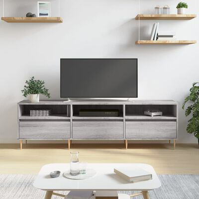 vidaXL Mobile Porta TV Grigio Sonoma 150x30x44,5 cm Legno Multistrato