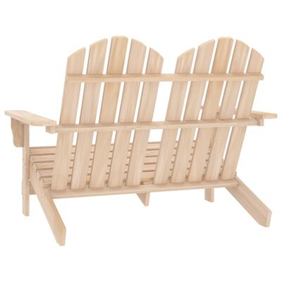 vidaXL Sedia da Giardino Adirondack a 2 Posti in Legno di Abete