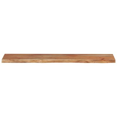 vidaXL Mensola Muro 100x20x2,5cm Rettangolare Legno Acacia Bordi Vivi