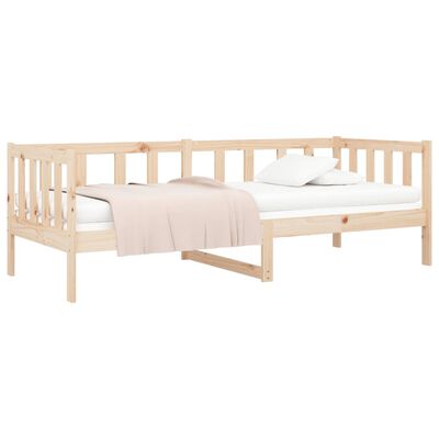 vidaXL Dormeuse senza Materasso 90x190 cm in Legno Massello di Pino